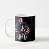 Mug 4 juillet Patriotique Anglais Pointer Drapeau Nous (Gauche)