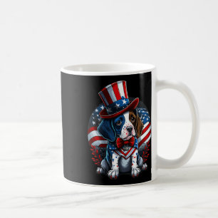 Mug 4 juillet Patriotique Anglais Pointer Drapeau Nous