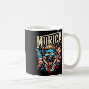 Mug 4 juillet Patriotique drôle berger allemand 4 juil