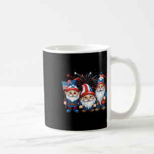 Mug 4 juillet Patriotique Gnomes Drapeau Américain Usa