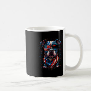 Mug 4 juillet Patriotique Staffordshire Bull Terrier D