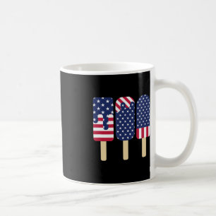 Mug 4 juillet Popsicle Patriotic American Flag Memor