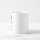 Mug 4 juillet Unicorne avec les États-Unis Drapeau lun (Centre)
