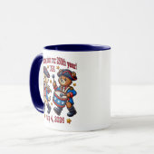 Mug 4 juillet USA 250e anniversaire Semiquincentenaire (Devant gauche)