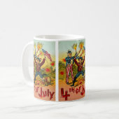 Mug 4 juillet vintage (Devant gauche)