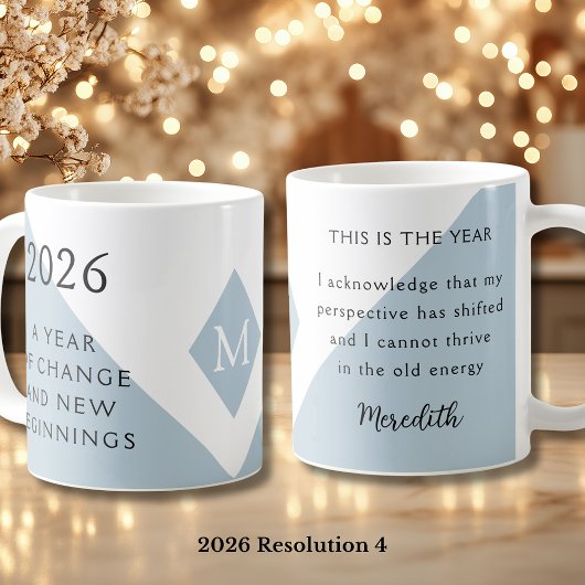 Mug 4. New Year Resolution for 2026 Year of Change