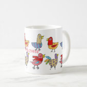 Mug 4 Oiseaux amusants Thunder_Cove (Devant droit)