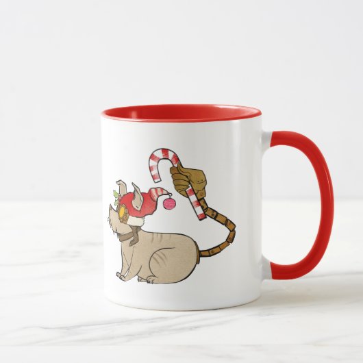 Mug 4 petits monstres - logo de vacances de Tesla (Droite)