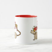 Mug 4 petits monstres - logo de vacances de Tesla (Centre)