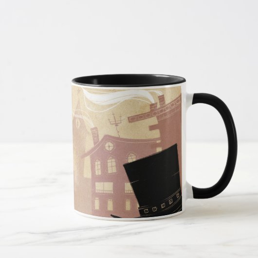 Mug 4 petits monstres - marchant par la ville (Droite)