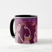 Mug 4 petits monstres - musique de nuit (Devant gauche)