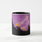 Mug 4 petits monstres - nuit de Halloween (Centre)