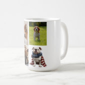 Mug 4 Photo Collage Dog Lover Pet (Devant droit)