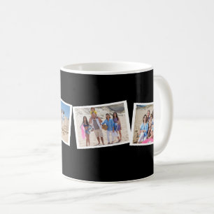 Mug 4 Photo Collage Modèle Personnalisé