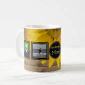 Mug 4 photos Collage des mères Fête des mères Maman Fl (Devant gauche)