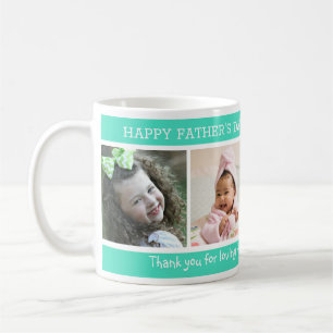 Mug 4 photos Meilleur pas papa jamais Fête des pères v