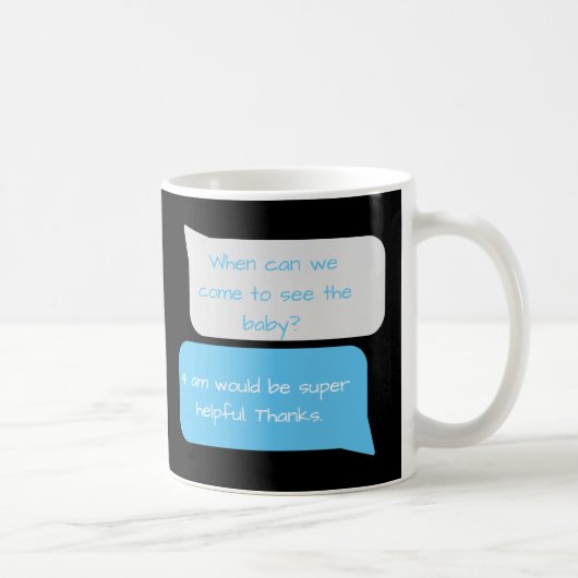 Mug 4am Funny New Parents Texter (Droite)