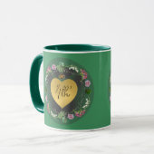 Mug 4e anniversaire du Mariage fruité et floral (Devant gauche)