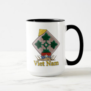 Mug 4e division d'infanterie INF DIV Guerre du Vietnam