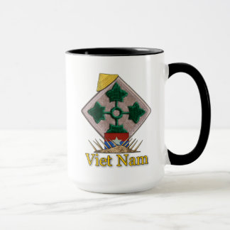 Mug 4e division d'infanterie INF DIV Guerre du Vietnam
