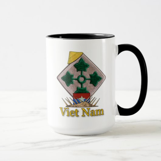 Mug 4e division d'infanterie INF DIV Guerre du Vietnam (Droite)