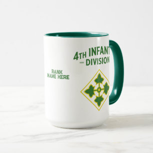 Mug 4e division d'infanterie personnalisable