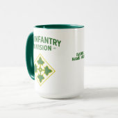 Mug 4e division d'infanterie personnalisable (Devant gauche)