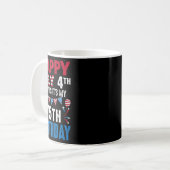 Mug 4e Et oui c'est mon 75e anniversaire Patriot Améri (Devant gauche)