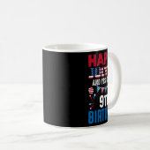 Mug 4e Et oui c'est mon 9e anniversaire patrioti améri (Devant droit)