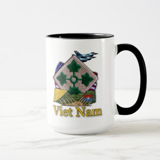 Mug 4ème Vétérinaires du Vietnam de vétérans de (Droite)