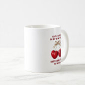 Mug 4th Anniversary Card, Fruit Anniversary Ornament (Devant droit)