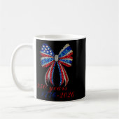 Mug 4th Of July Coquette American Flag Bow Funny Girls (Gauche)