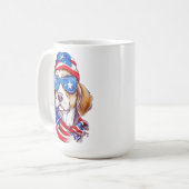 Mug 4th Of July Dog Sublimation-66361 (Devant gauche)