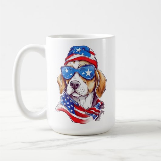 Mug 4th Of July Dog Sublimation-66361 (Gauche)