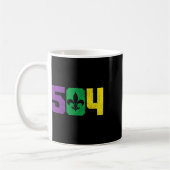Mug 504 Indicatif régional Pride Nola Nouvelle-Orléans (Gauche)