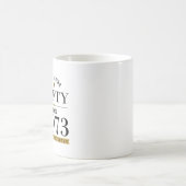 Mug 50 ans 1973 50e anniversaire T-shirt (Centre)