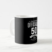Mug 50 Ans - 50e Anniversaire Drôle Cadeau (Devant gauche)