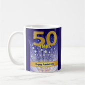 Mug 50 ans CUSTOM Recovery Anniversaire Bold Numeral (Gauche)