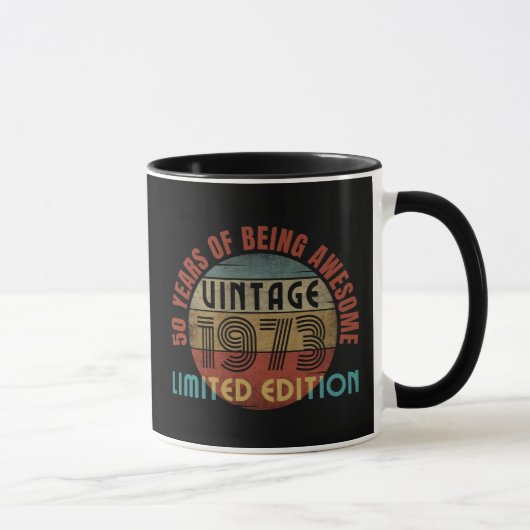 Mug 50 ans d'être génial (Droite)