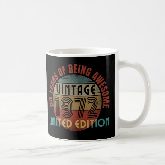 Mug 50 ans d'être génial   (Droite)