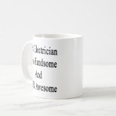 Mug 50 électricien 50 beau et 100 impressionnants (Devant gauche)
