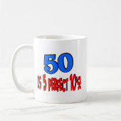 Mug 50 est 5 10s parfaits (BLEUS) (Gauche)