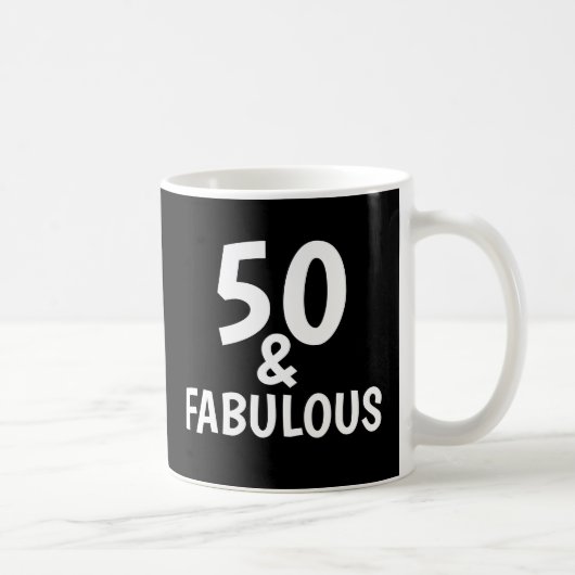 MUG 50 ET BEAU CAFÉ D'ANNIVERSAIRE (Droite)