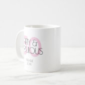 Mug 50 et fabuleuse fête d'anniversaire Modern Pink 50 (Devant gauche)