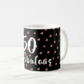 Mug 50 et Fabuleux anniversaire (Devant droit)
