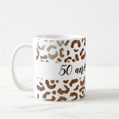 Mug 50 et fabuleux Cheetah Imprimer Abstrait (Gauche)