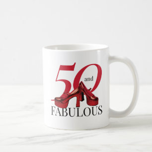 Mug 50 et fabuleux cinquantième anniversaire Surprise