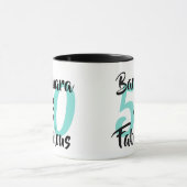 Mug 50 et fabuleux fête d'anniversaire personnalisée (Centre)