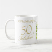 Mug 50 et fabuleux ornement 50e anniversaire Photo (Gauche)