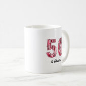 Mug 50 et fabuleux pinceaux rose et léopard (Devant droit)